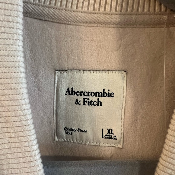 Abercrombie and Fitch Sherpa Teddy fleece coat size XL - Picture 2 of 4